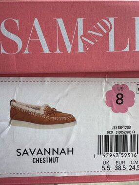 Sam & Libby Savannah Chestnut Moccasin Slippers